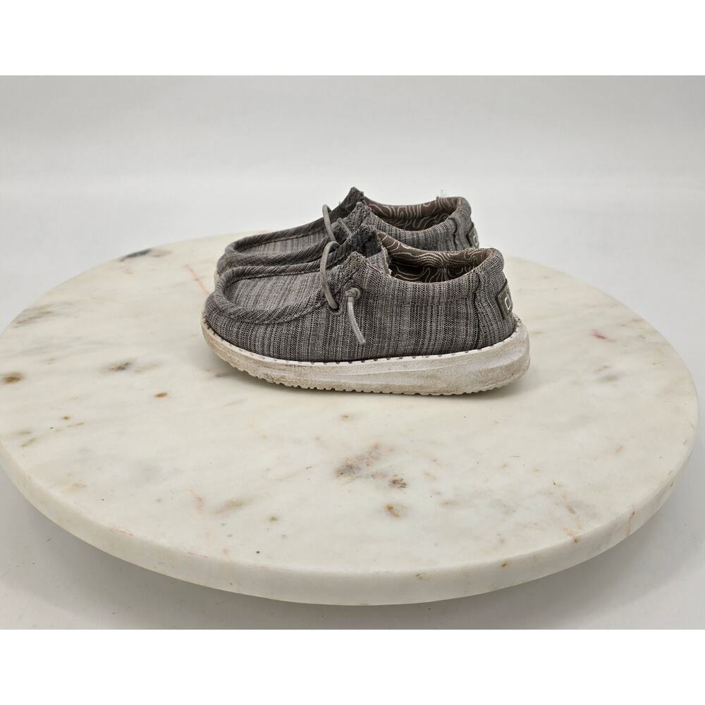 Hey Dude Toddler Wally‎ Shoes – Charcoal Gray